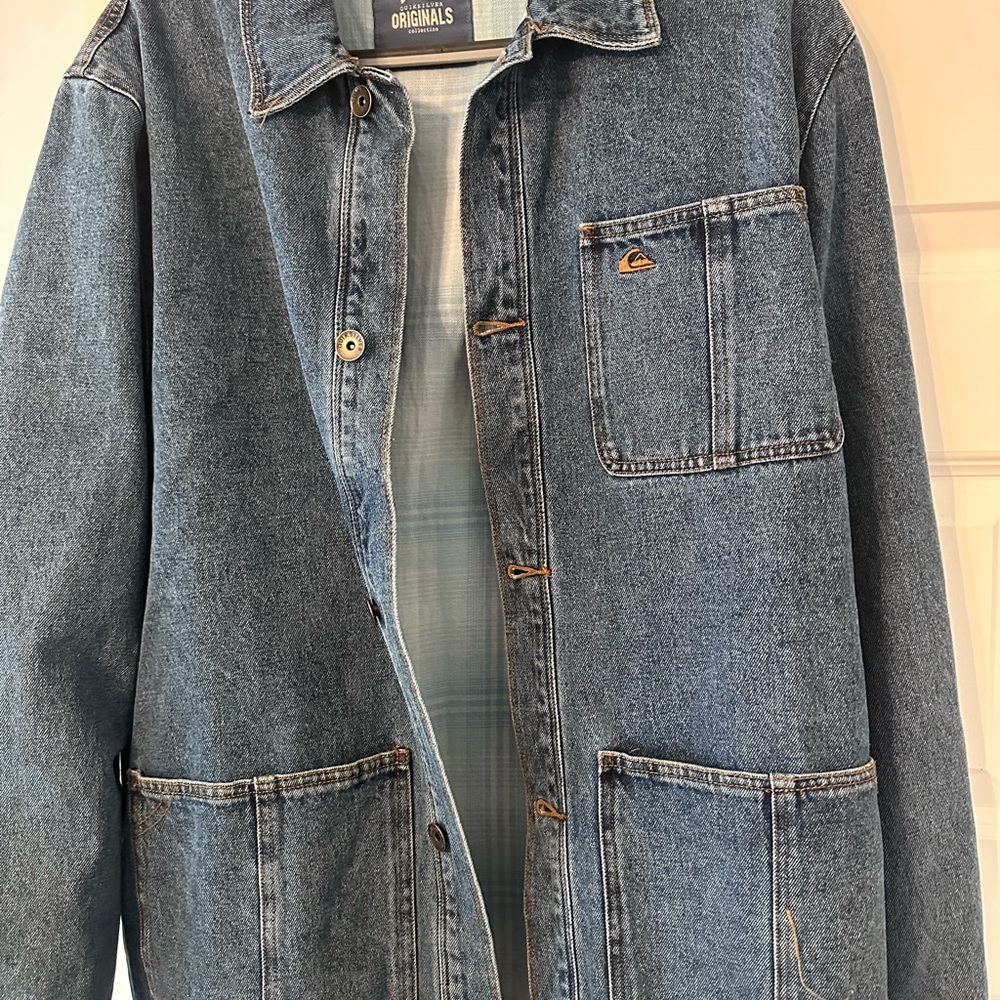 Quiksilver Men's Blue Denim Jacket
